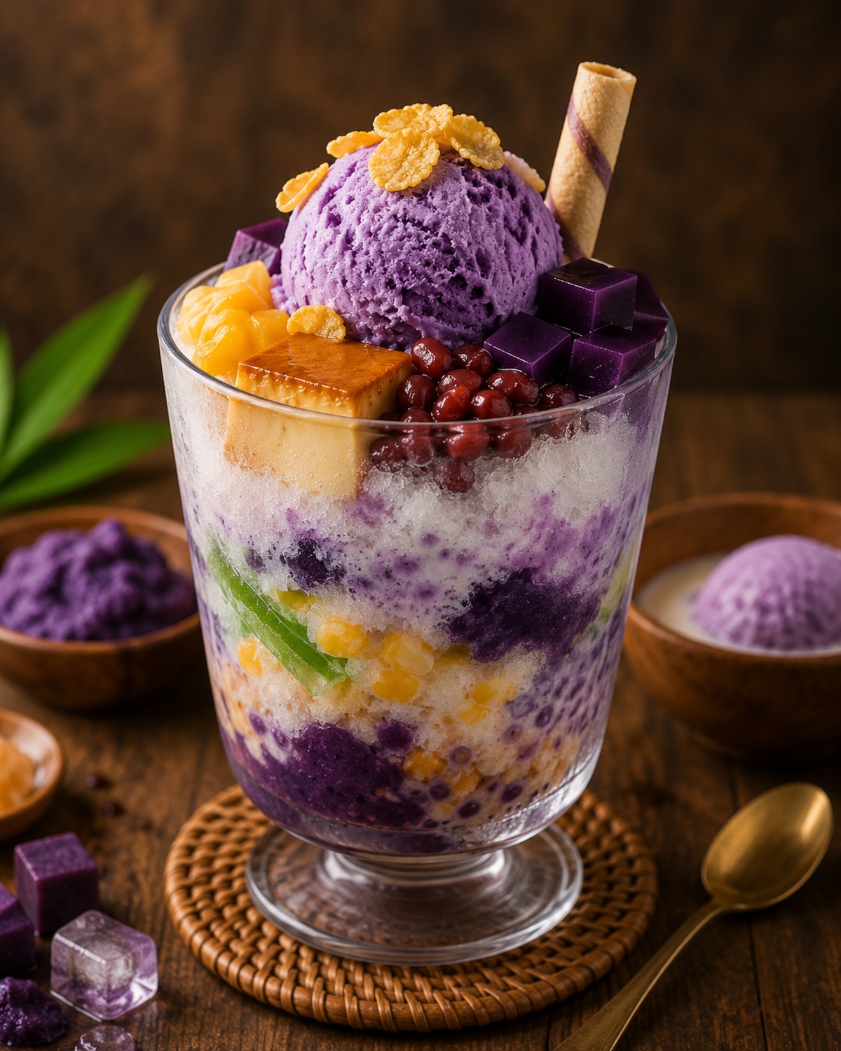 Ube halo-halo from Bits N Bites